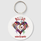 Bingo Glitzern Schlüsselanhänger (Vorderseite)