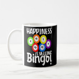 Bingo Glück ist das Gelingen von Bingo Raglan Base Kaffeetasse