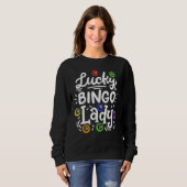 Bingo Glückliches Bingo Fräulein Sweatshirt (Vorne ganz)