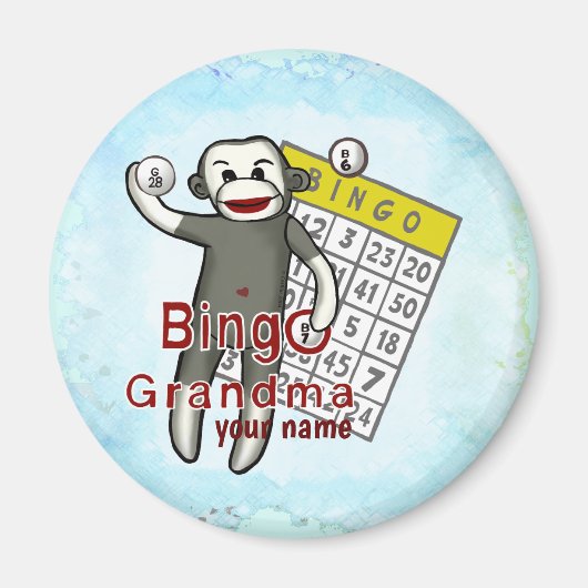 Bingo Grandma Magnet (Vorne)