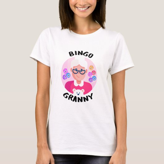Bingo granny T-Shirt (Vorderseite)