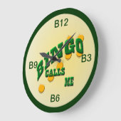 Bingo Große Wanduhr (Winkel)