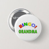 Bingo-Großmutter Button (Vorne & Hinten)
