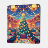 Bingo Hall Weihnachtsbaum mit Bingo Balls Keramikornament (Links)