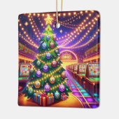 Bingo Hall Weihnachtsbaum mit Bingo Balls Keramikornament (Links)