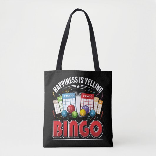 Bingo Happy Men Funny Bingo Player Tasche (Vorderseite)