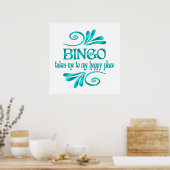 Bingo Happy Place Poster (Küche)