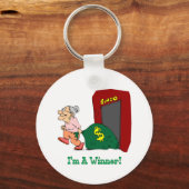 Bingo - Ich bin ein Gewinner Schlüsselanhänger (Vorderseite)