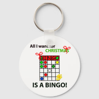 BINGO Ich wollte ein Bingo zu Weihnachten Schlüsselanhänger