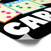 Bingo ist mein Cardio Funny Lucky Gambling Poster (Ecke)