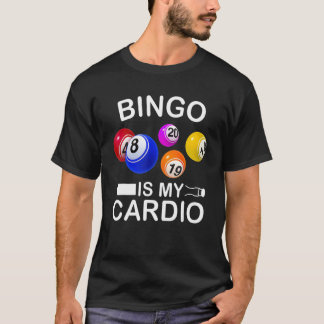 Bingo ist mein Cardio Game Gamer Gambling Player T-Shirt