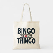 Bingo ist mein Ding Tragetasche (Rückseite)
