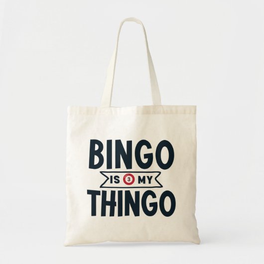 Bingo ist mein Ding Tragetasche (Vorne)