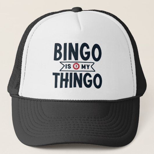 Bingo ist mein Ding Truckerkappe (Vorderseite)