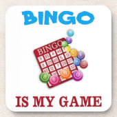 BINGO IST MEIN SPIEL GETRÄNKEUNTERSETZER (Vorderseite)