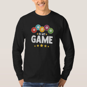 Bingo ist mein Spiel Lucky Player Bingo Addict Bin T-Shirt