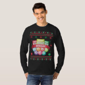 Bingo Jackpot Ugly Christmas Sweater T-Shirt (Vorne ganz)