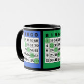BINGO kardiert Tasse (Vorderseite Links)