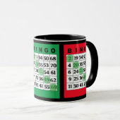 BINGO kardiert Tasse (VorderseiteRechts)