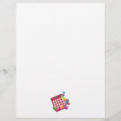 BINGO-Karte mit BINGO-Balls (Rückseite)