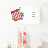 BINGO-Karte mit BINGO-Balls Banner (Insitu)