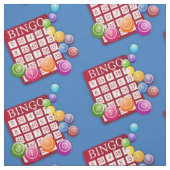 Bingo-Karten-Bingo-Bälle Stoff (Muster)