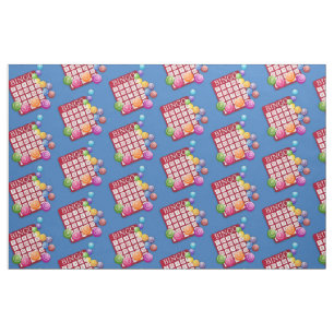 Bingo-Karten-Bingo-Bälle Stoff