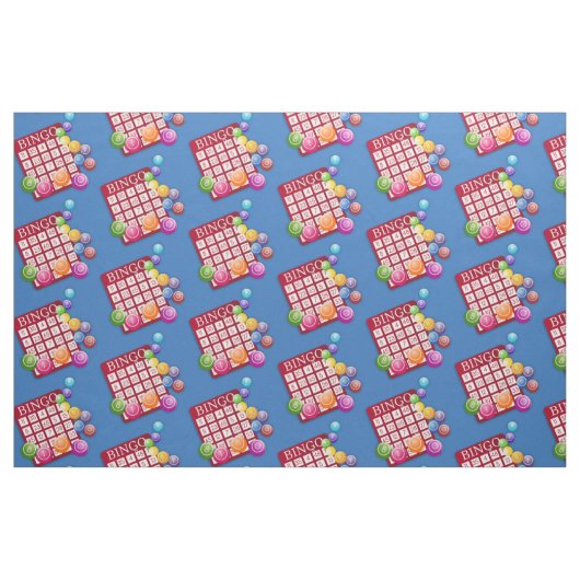 Bingo-Karten-Bingo-Bälle Stoff (Fat Quarter (45,7 x 55,9 cm))
