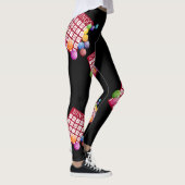 Bingo-Karten-Bingo-Liebhaber-Druck-Leggings Leggings (Rechts)