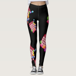 Bingo-Karten-Bingo-Liebhaber-Druck-Leggings Leggings