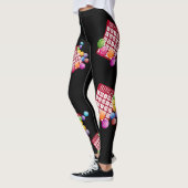Bingo-Karten-Bingo-Liebhaber-Druck-Leggings Leggings (Links)