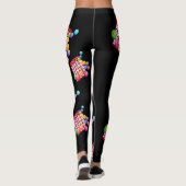Bingo-Karten-Bingo-Liebhaber-Druck-Leggings Leggings (Rückseite)