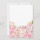 Bingo-Karten für florales Brautparty (Rückseite)