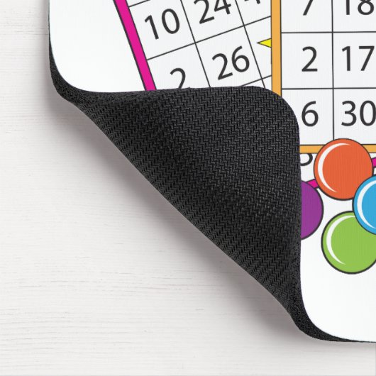 Bingo-Karten Mousepad (Ecke)