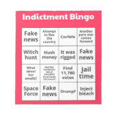 Bingo-Karten Notizblock (Vorderseite)