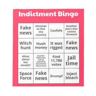 Bingo-Karten Notizblock