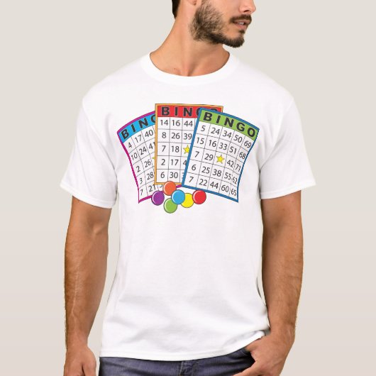 Bingo-Karten T-Shirt (Vorderseite)