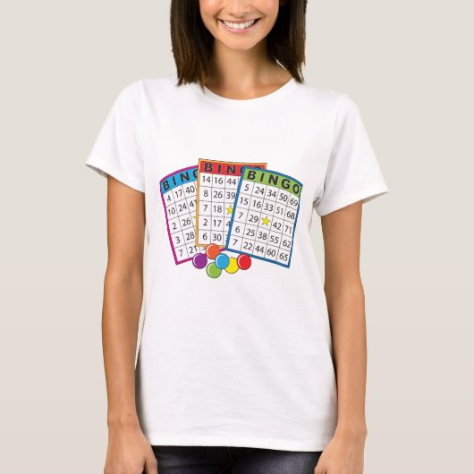Bingo-Karten T-Shirt (Vorderseite)