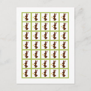 Bingo-Kartenmarker Wald Freunde Hase Postkarte