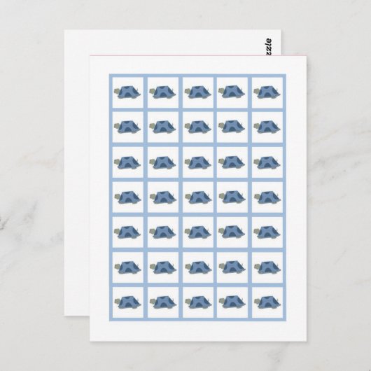 Bingo-Kartenmarkierungen "Leap Frog Turtle Bee Dra Postkarte (Vorne/Hinten)