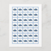 Bingo-Kartenmarkierungen "Leap Frog Turtle Bee Dra Postkarte (Vorderseite)