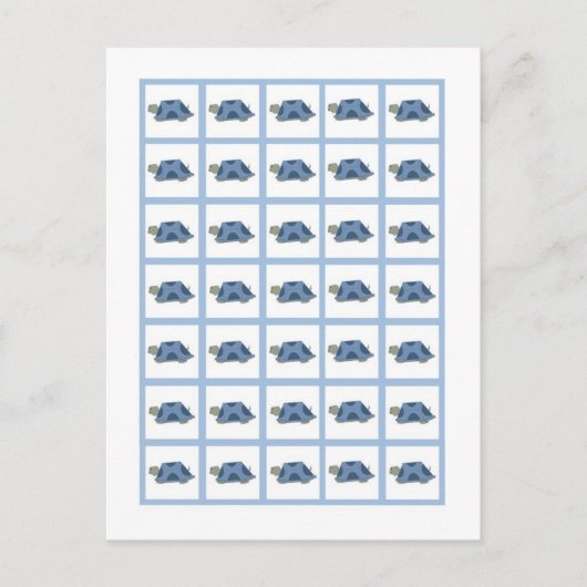 Bingo-Kartenmarkierungen "Leap Frog Turtle Bee Dra Postkarte (Vorderseite)