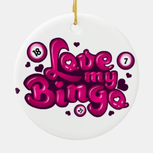 Bingo Keramikornament (Hinten)