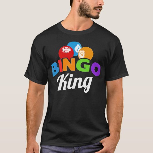 Bingo King Friends Gift Funny Gambling squad - T-Shirt (Vorderseite)