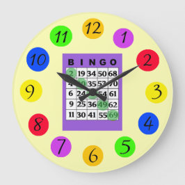 BINGO Kitchen Große Wanduhr