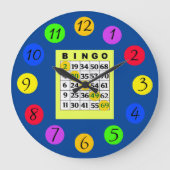 BINGO Kitchen Große Wanduhr (Vorderseite)