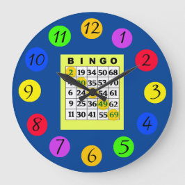 BINGO Kitchen Große Wanduhr