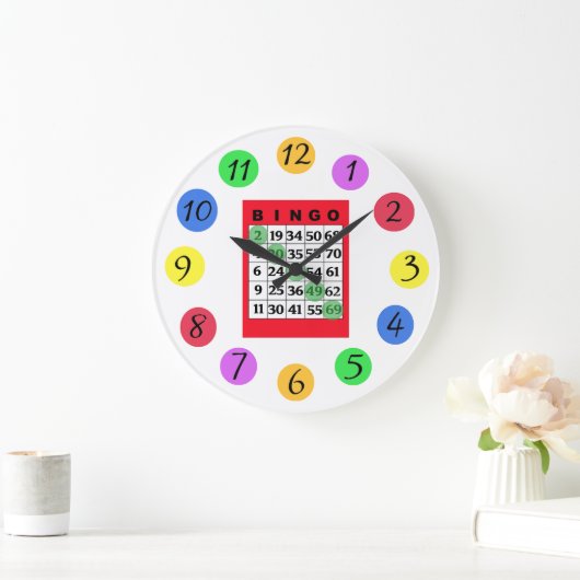 BINGO Kitchen Große Wanduhr (Zuhause)