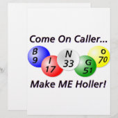 Bingo! Komm schon Anrufer, mach mir Holler! (Vorne/Hinten)
