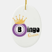 Bingo-Königin Keramikornament (Vorne)